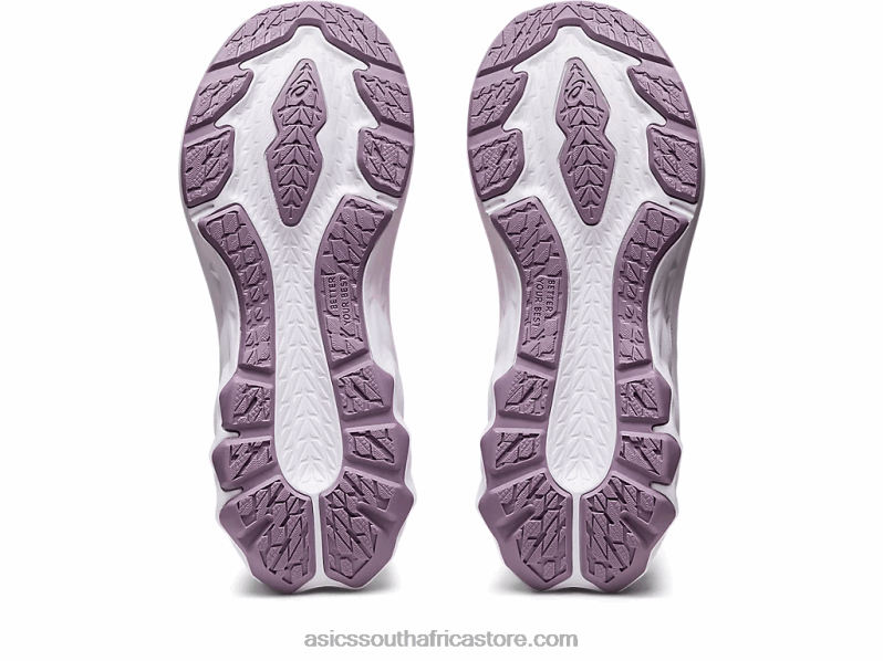 Kids Asics Novablast 2 Grade School LH4X04285 Papaya/Dusk Violet