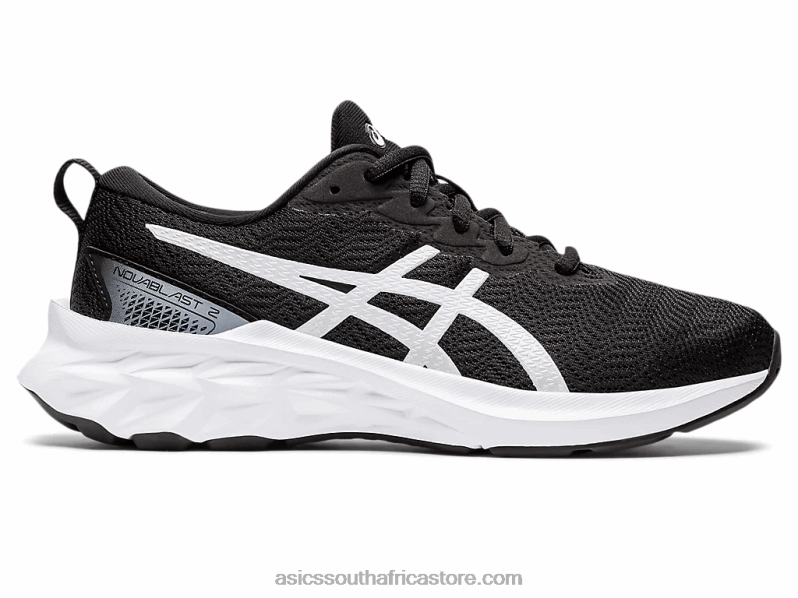 Kids Asics Novablast 2 Grade School LH4X04473 Black/White