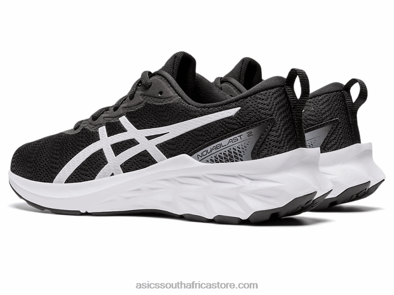 Kids Asics Novablast 2 Grade School LH4X04473 Black/White