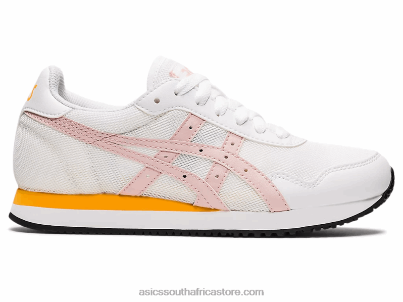 Kids Asics Tiger Runner Grade School LH4X04450 White/Ginger Peach