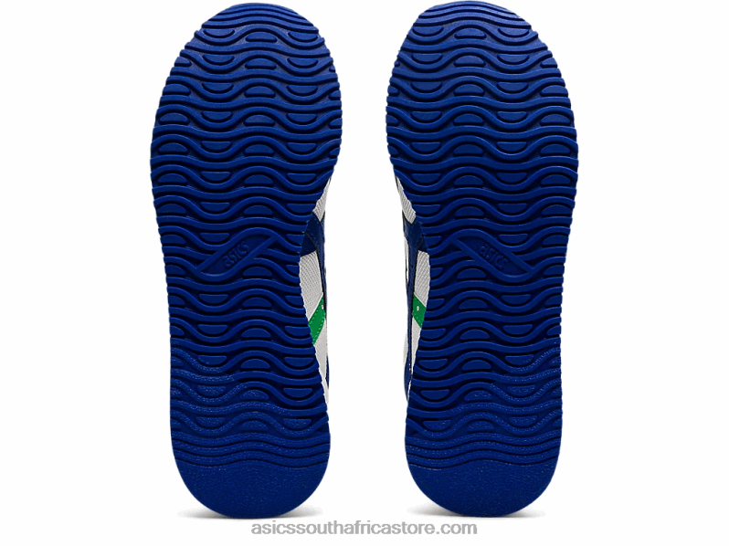 Kids Asics Tiger Runner Grade School LH4X04500 White/Monaco Blue