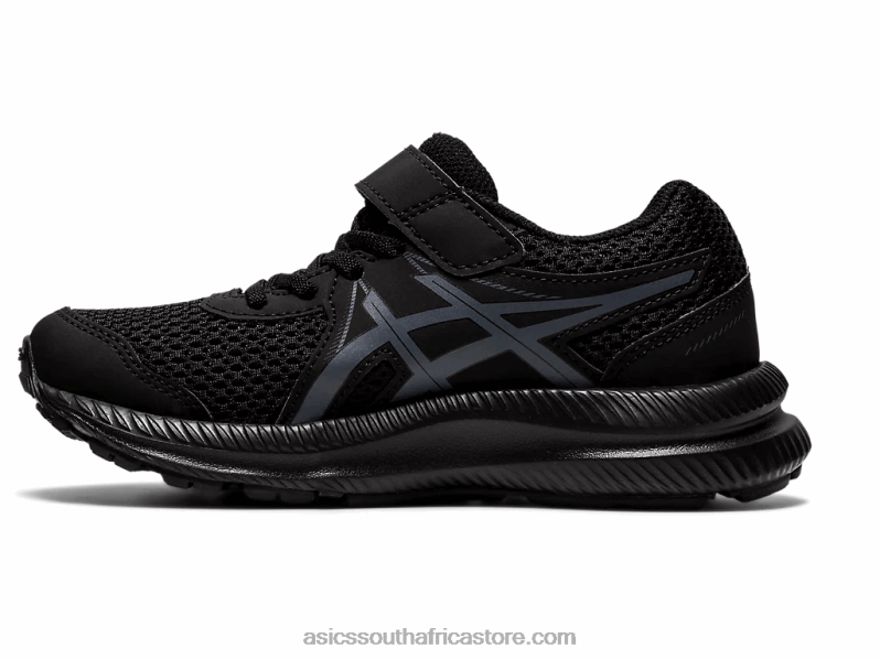 Kids Asics Contend 7 Pre-School LH4X04413 Black/Carrier Grey
