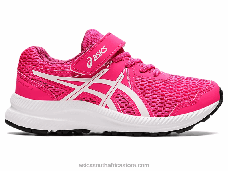 Kids Asics Contend 7 Pre-School LH4X04467 Pink Glo/White