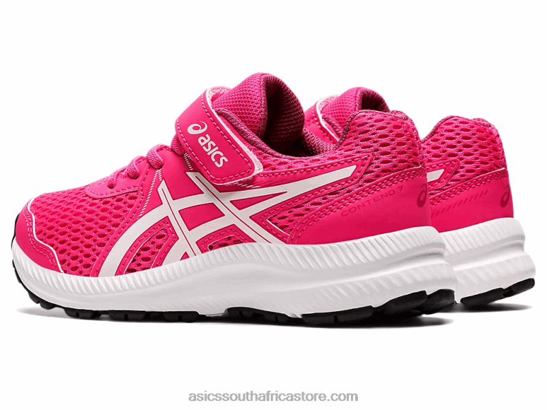 Kids Asics Contend 7 Pre-School LH4X04467 Pink Glo/White