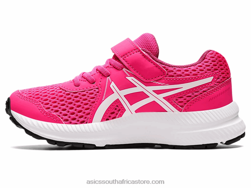 Kids Asics Contend 7 Pre-School LH4X04467 Pink Glo/White