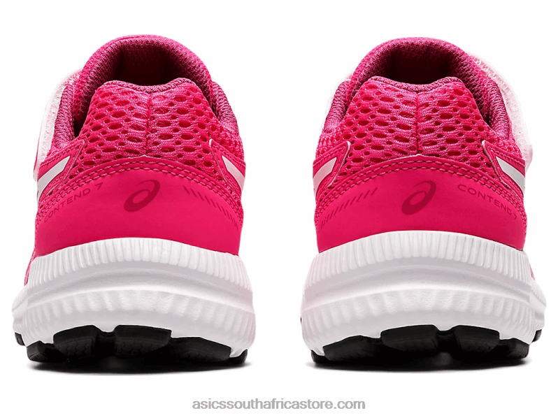 Kids Asics Contend 7 Pre-School LH4X04467 Pink Glo/White