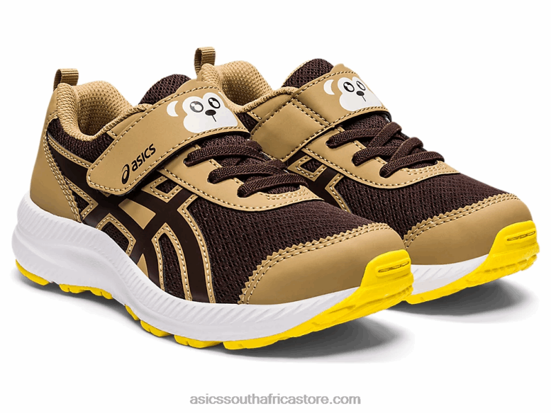 Kids Asics Contend 7 Pre-School LH4X04482 Coffee/Coffee