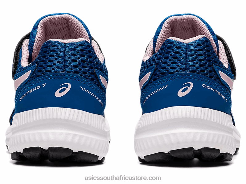 Kids Asics Contend 7 Pre-School LH4X04520 Lake Drive/Barely Rose