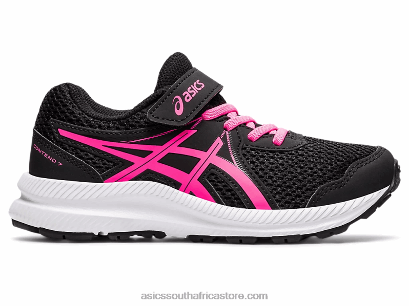Kids Asics Contend 7 Pre-School LH4X04541 Black/Hot Pink