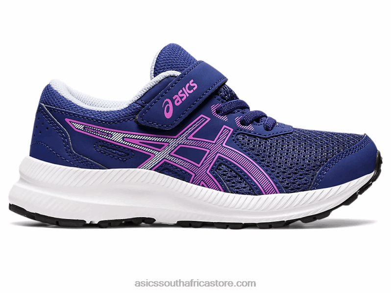 Kids Asics Contend 8 Pre-School LH4X04396 Dive Blue/Orchid