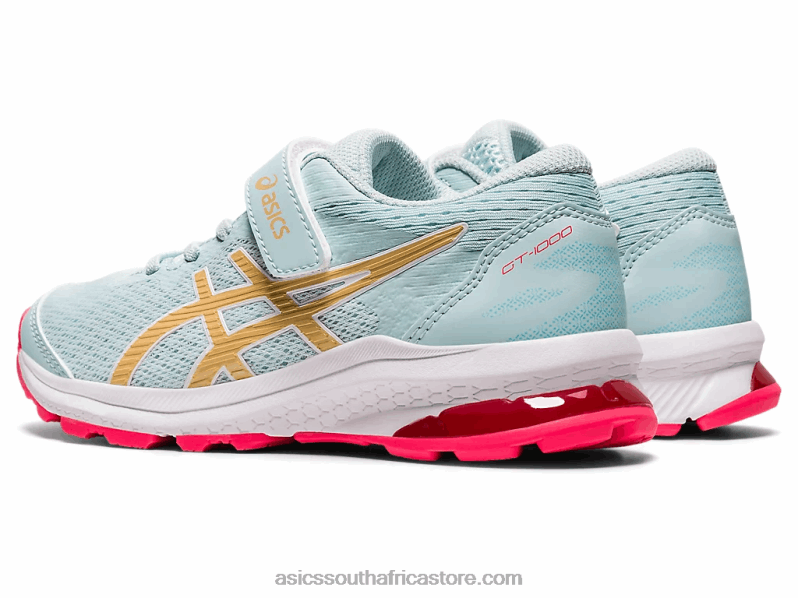 Kids Asics Gt-1000 10 Pre-School LH4X04537 Aqua Angel/Champagne