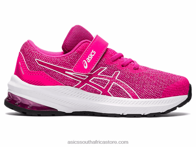 Kids Asics Gt-1000 11 Pre-School LH4X04452 Pink Glo/White
