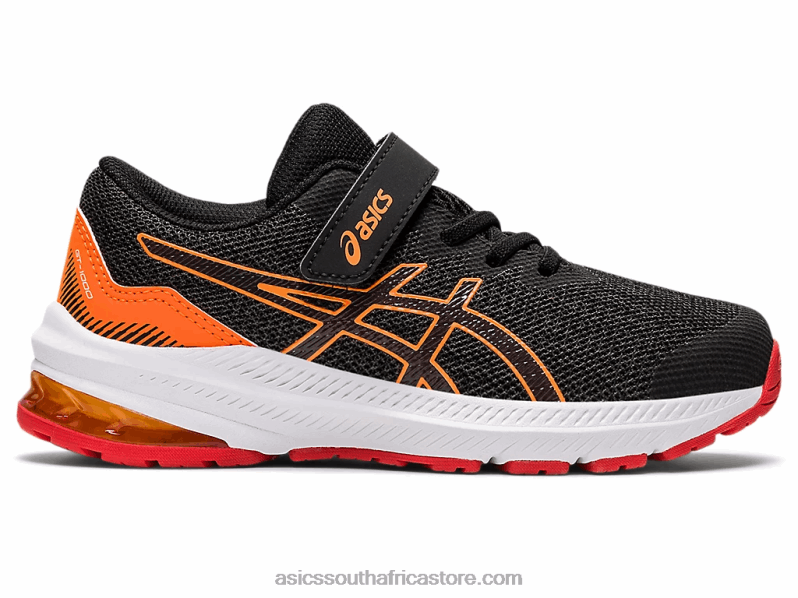 Kids Asics Gt-1000 11 Pre-School LH4X04458 Graphite Grey/Fiery Red