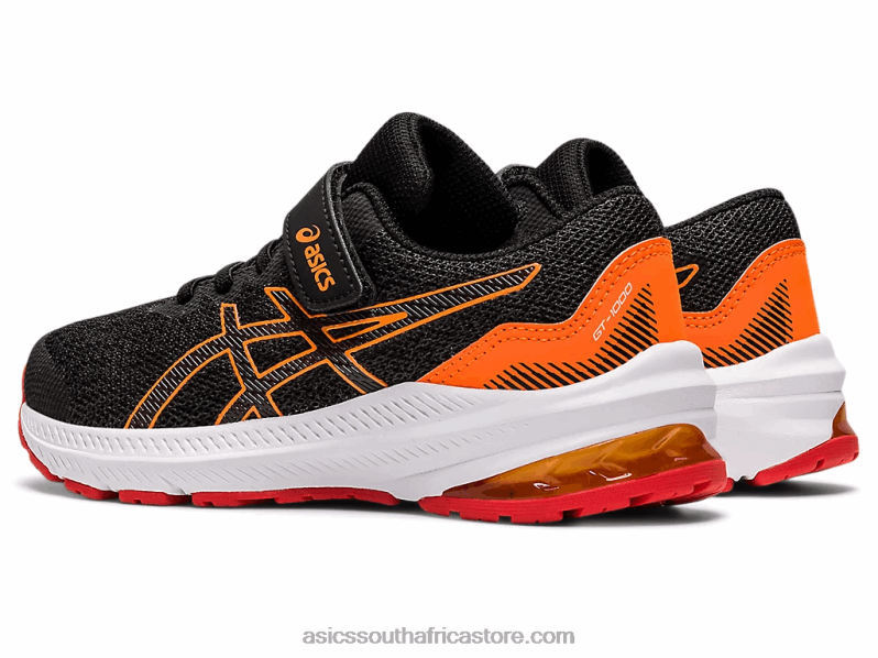 Kids Asics Gt-1000 11 Pre-School LH4X04458 Graphite Grey/Fiery Red