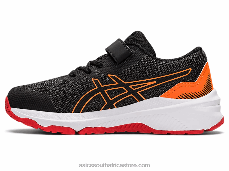 Kids Asics Gt-1000 11 Pre-School LH4X04458 Graphite Grey/Fiery Red