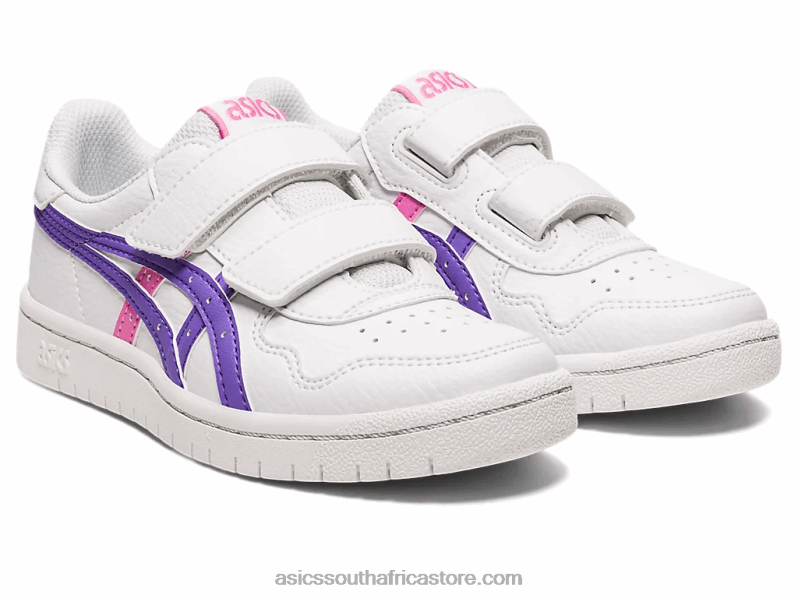 Kids Asics Japan S Pre-School LH4X04323 White/Amethyst