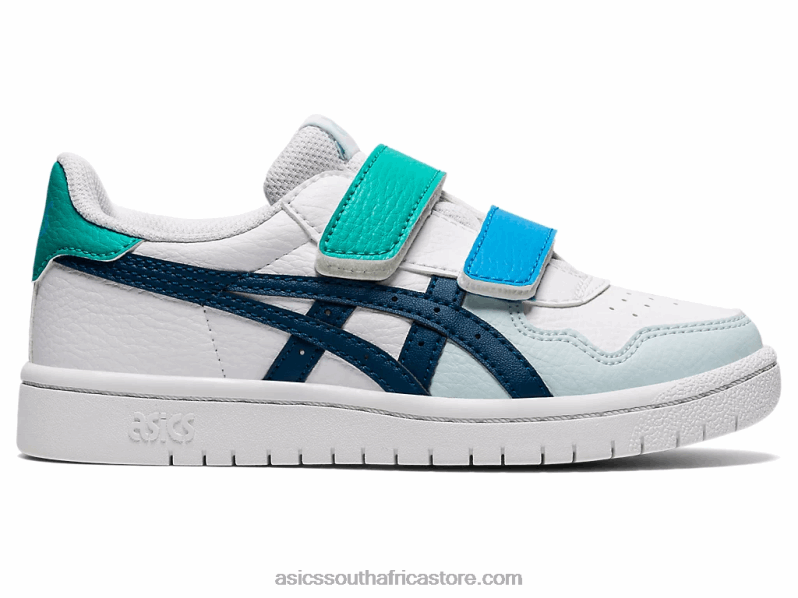 Kids Asics Japan S Pre-School LH4X04540 White/Mako Blue
