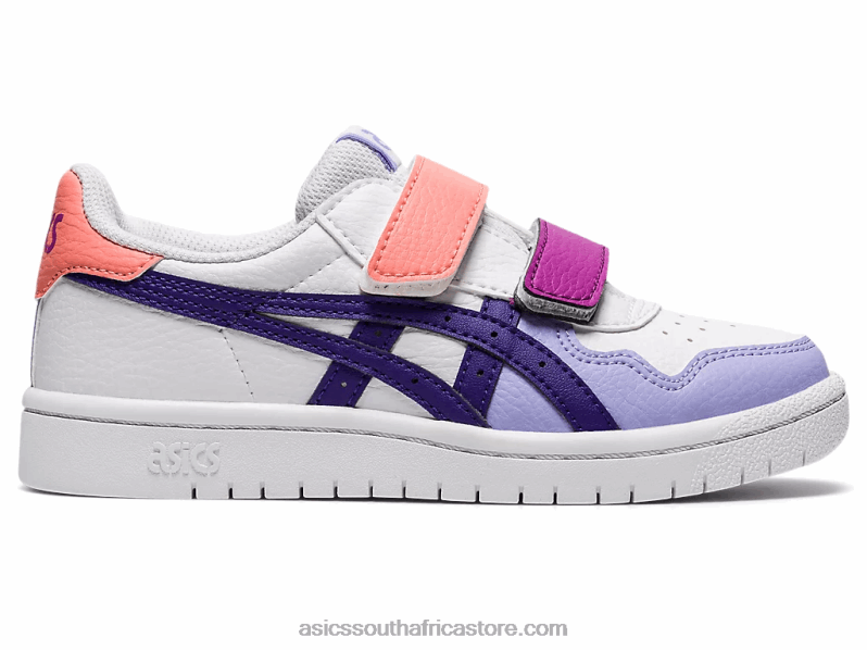 Kids Asics Japan S Pre-School LH4X04544 White/Gentry Purple