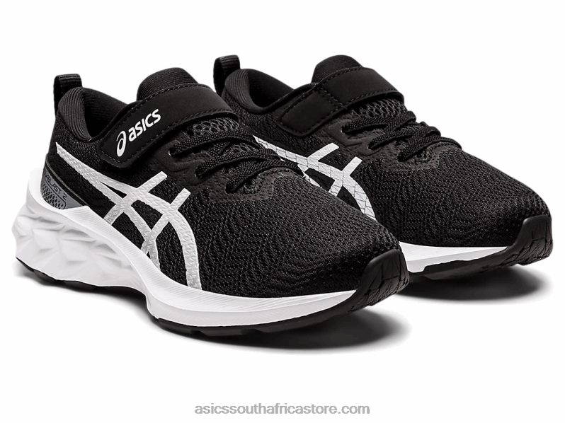 Kids Asics Novablast 2 Pre-School LH4X04417 Black/White
