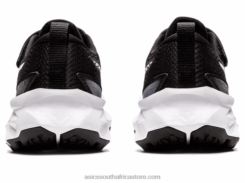 Kids Asics Novablast 2 Pre-School LH4X04417 Black/White