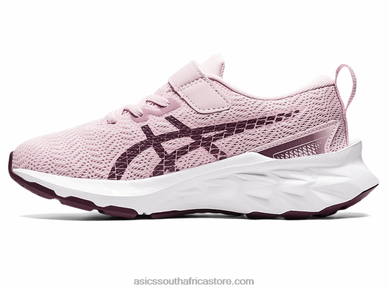 Kids Asics Novablast 2 Pre-School LH4X04445 Barely Rose/Pure Silver