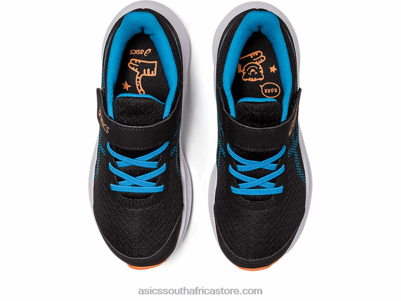 Kids Asics Patriot 13 Pre-School LH4X04308 Black/Island Blue