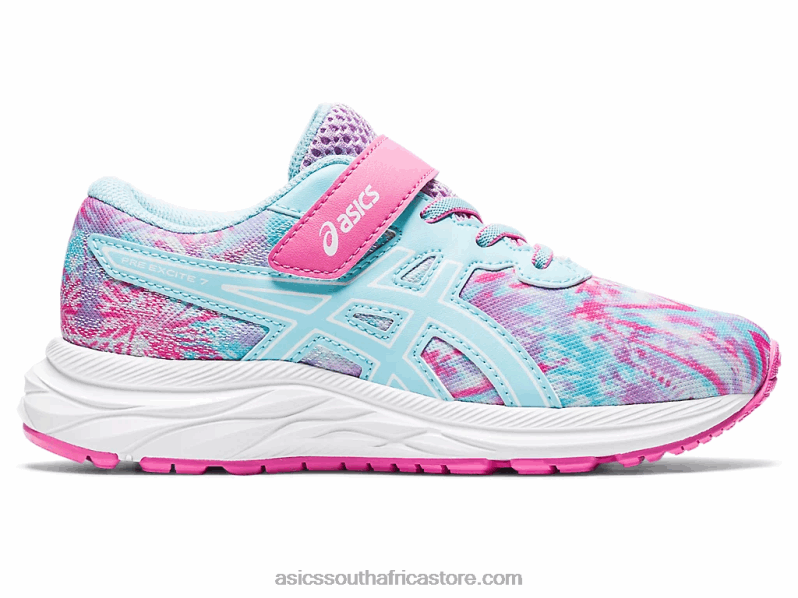 Kids Asics Pre Excite 7 Pre-School LH4X04557 Ocean Decay/Dragon Fruit