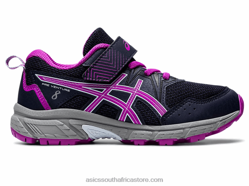 Kids Asics Pre Venture 8 Pre-School LH4X04375 Midnight/Orchid