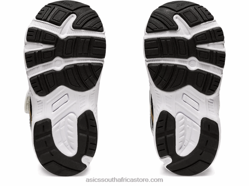 Kids Asics Contend 6 Toddler Size LH4X04556 Black/Pure Gold