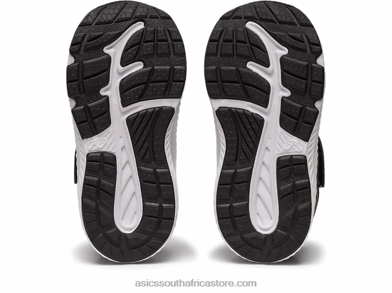 Kids Asics Contend 8 Toddler Size LH4X04316 Black/Lime Zest