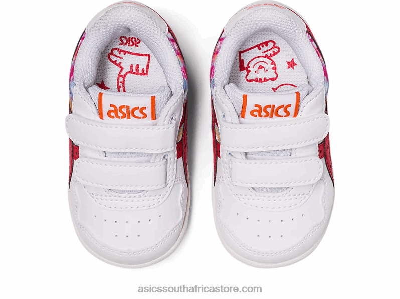 Kids Asics Japan S Toddler Size LH4X04329 White/Classic Red