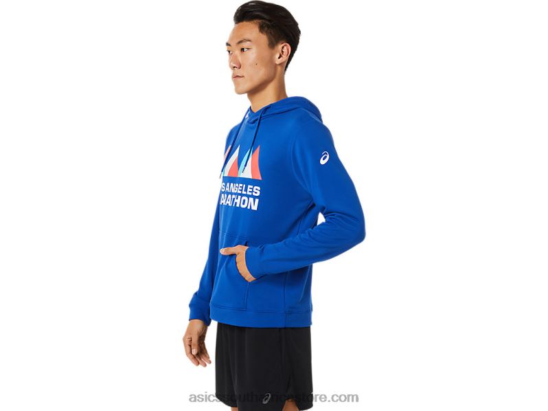 Men Asics Lam Hoodie LH4X01618 Team Royal