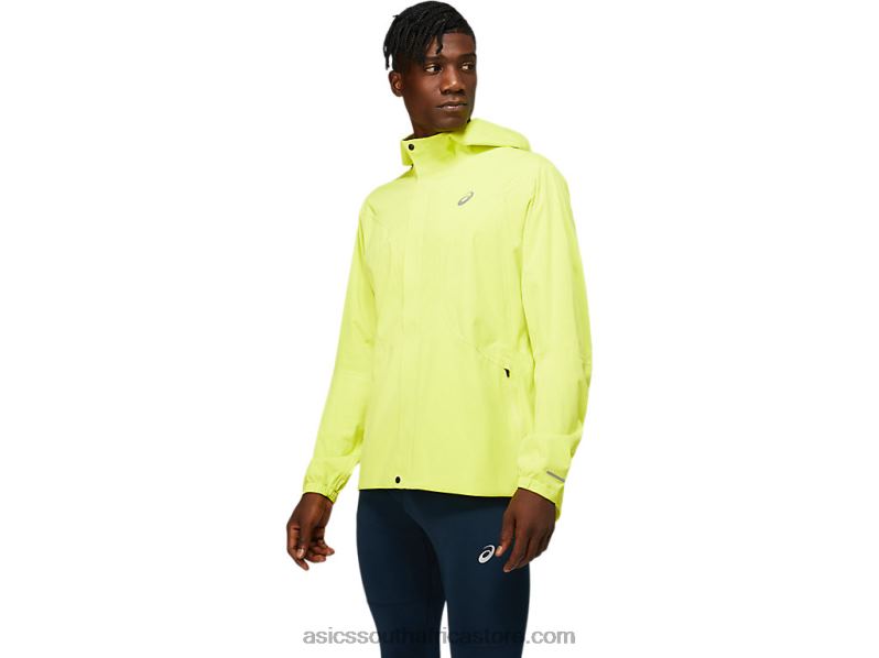 Men Asics Accelerate Jacket LH4X01975 Sour Yuzu