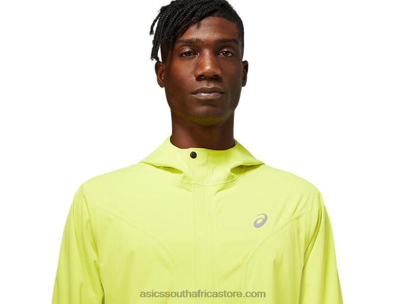 Men Asics Accelerate Jacket LH4X01975 Sour Yuzu