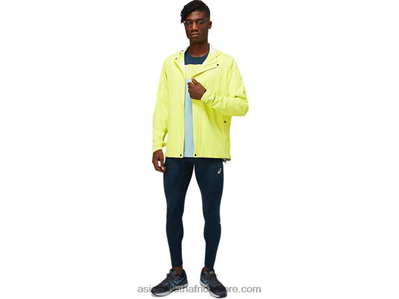 Men Asics Accelerate Jacket LH4X01975 Sour Yuzu