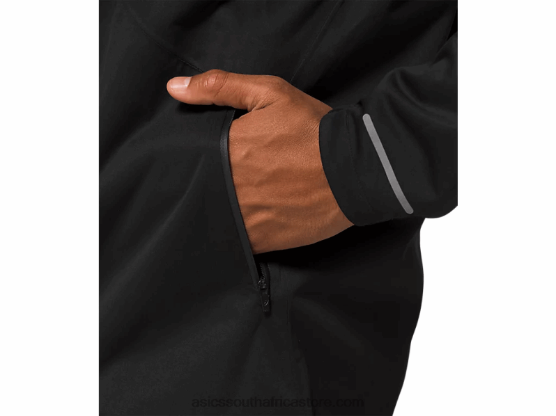 Men Asics Accelerate Jacket LH4X02098 Performance Black