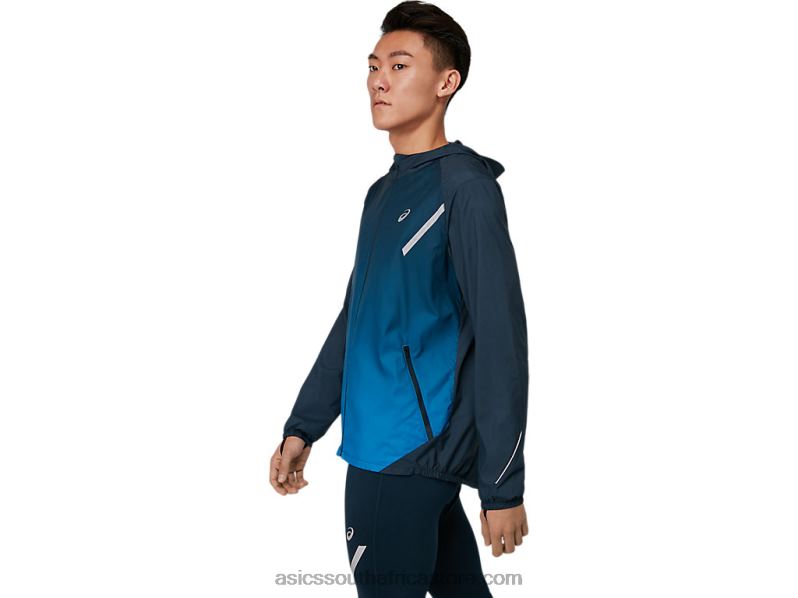 Men Asics Lite-Show Jacket LH4X01673 French Blue/Electric Blue