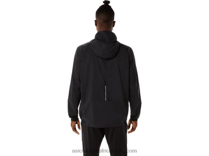 Men Asics Lite-Show Jacket LH4X0832 Performance Black/Velvet Pine