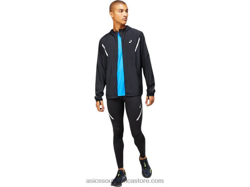 Men Asics Lite-Show Jacket Solid LH4X01670 Performance Black