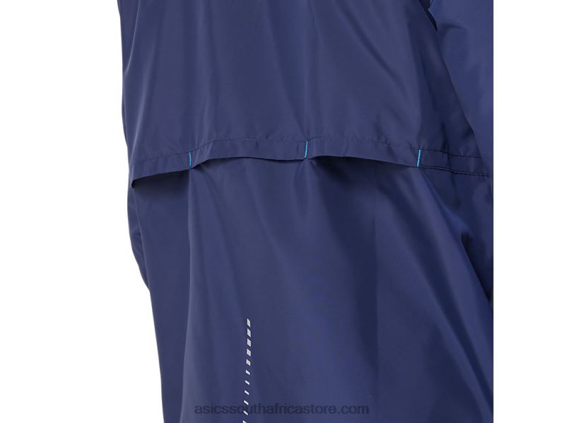 Men Asics Lite-Show Mesh Jacket LH4X0137 Peacoat