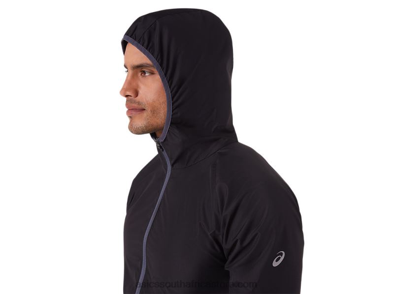 Men Asics Packable Jacket LH4X01793 Performance Black