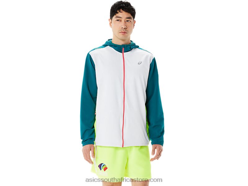 Men Asics Ready-Set Jacket Color Block Wch LH4X01279 Multi