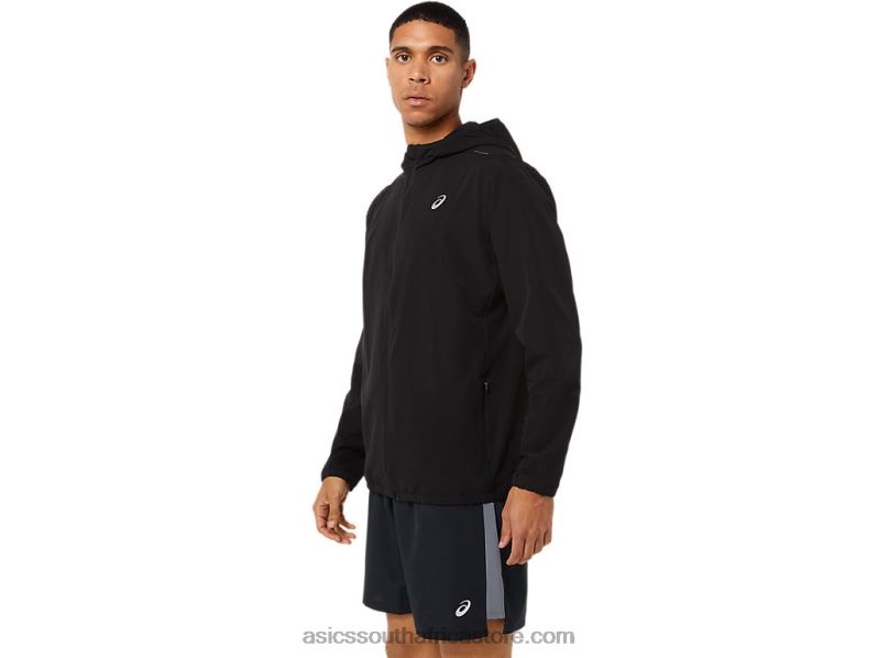 Men Asics Ready-Set Jacket LH4X01394 Performance Black