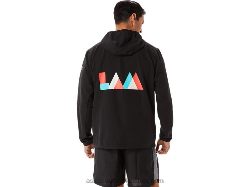 Men Asics Ready-Set Jacket Lam LH4X01345 Performance Black