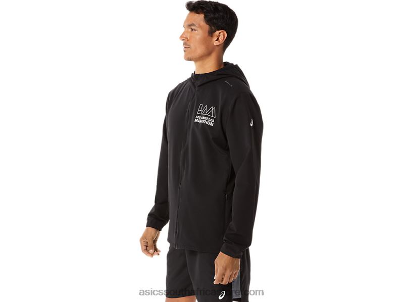 Men Asics Ready-Set Jacket Lam LH4X01345 Performance Black