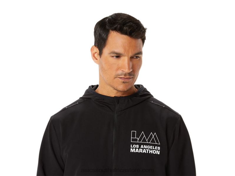 Men Asics Ready-Set Jacket Lam LH4X01345 Performance Black