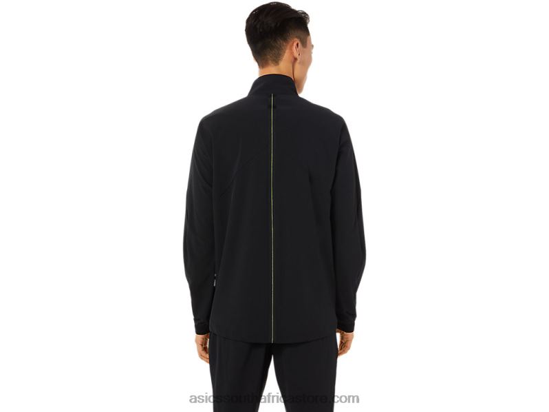 Men Asics Stretch Woven Jacket LH4X01450 Performance Black