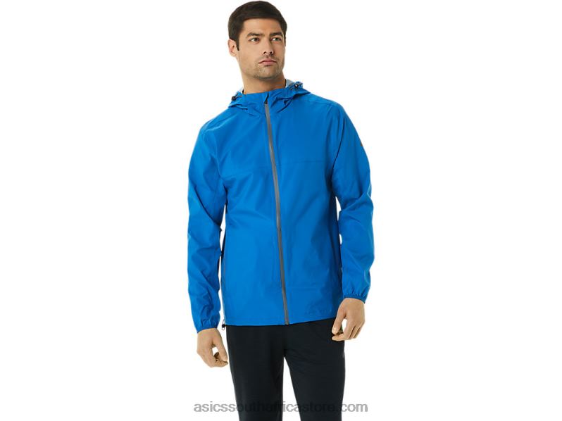 Men Asics Waterproof Jacket LH4X01388 Lake Drive