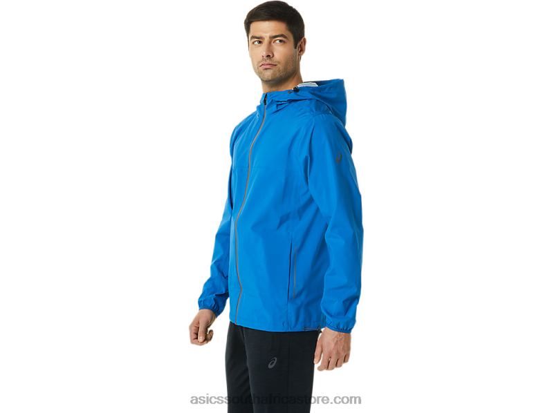 Men Asics Waterproof Jacket LH4X01388 Lake Drive