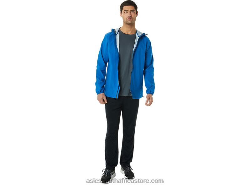 Men Asics Waterproof Jacket LH4X01388 Lake Drive